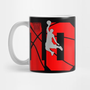 10 Year Old 10th Basketball Theme Birthday Party Boys Girls Mug